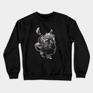 black rose bold style Crewneck Sweatshirt